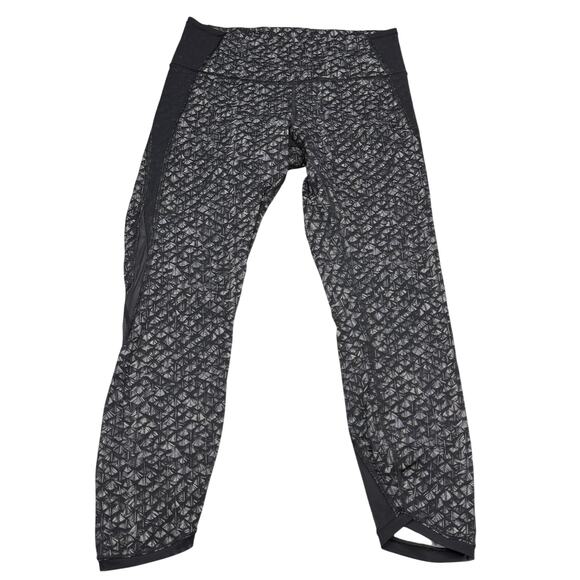 LULULEMON Featherlight Tight Size 10 Iridescent Multi Black - Picture 6 of 10